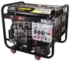 Бензиновый генератор Firman FPG12010TЕ с АВР Открытая на раме FPT 278FDE-A1 trustenergo.ru
