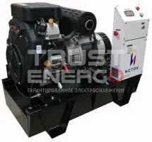 Бензиновый генератор Исток АБ10С-Т400-ВМ112Э с АВР Открытая на раме Loncin LC2V78F-2 trustenergo.ru
