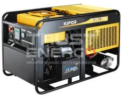 Дизельный генератор Kipor KDE19EA3 с АВР Открытая на раме Kipor KM376AG trustenergo.ru