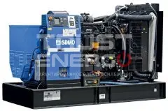 Дизельный генератор SDMO J250K с АВР Открытая на раме John Deere  trustenergo.ru