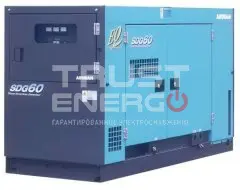 Дизельный генератор Airman SDG60S с АВР В кожухе Isuzu BB-4BG1T