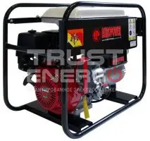 Бензиновый генератор EuroPower EP 7000 LE с АВР Открытая на раме Honda GX390 trustenergo.ru
