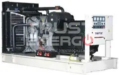 Дизельный генератор Hertz HG 880 PM с АВР Открытая на раме Perkins 4006-23TAG3A trustenergo.ru