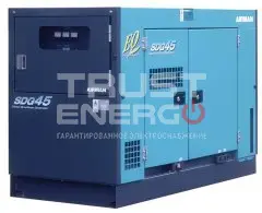 Дизельный генератор Airman SDG45AS с АВР В кожухе Kubota V3800